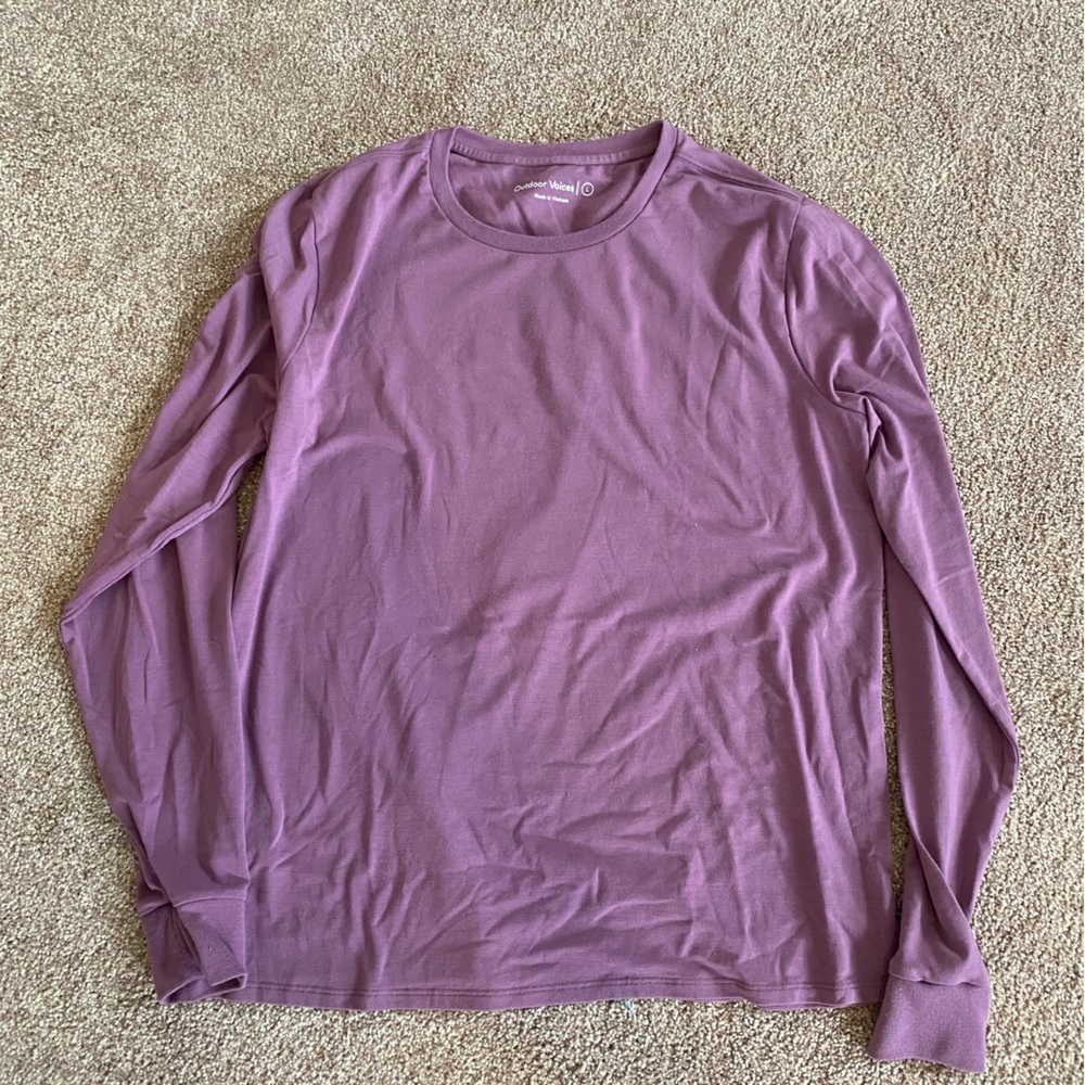 outdoor voices long sleeve